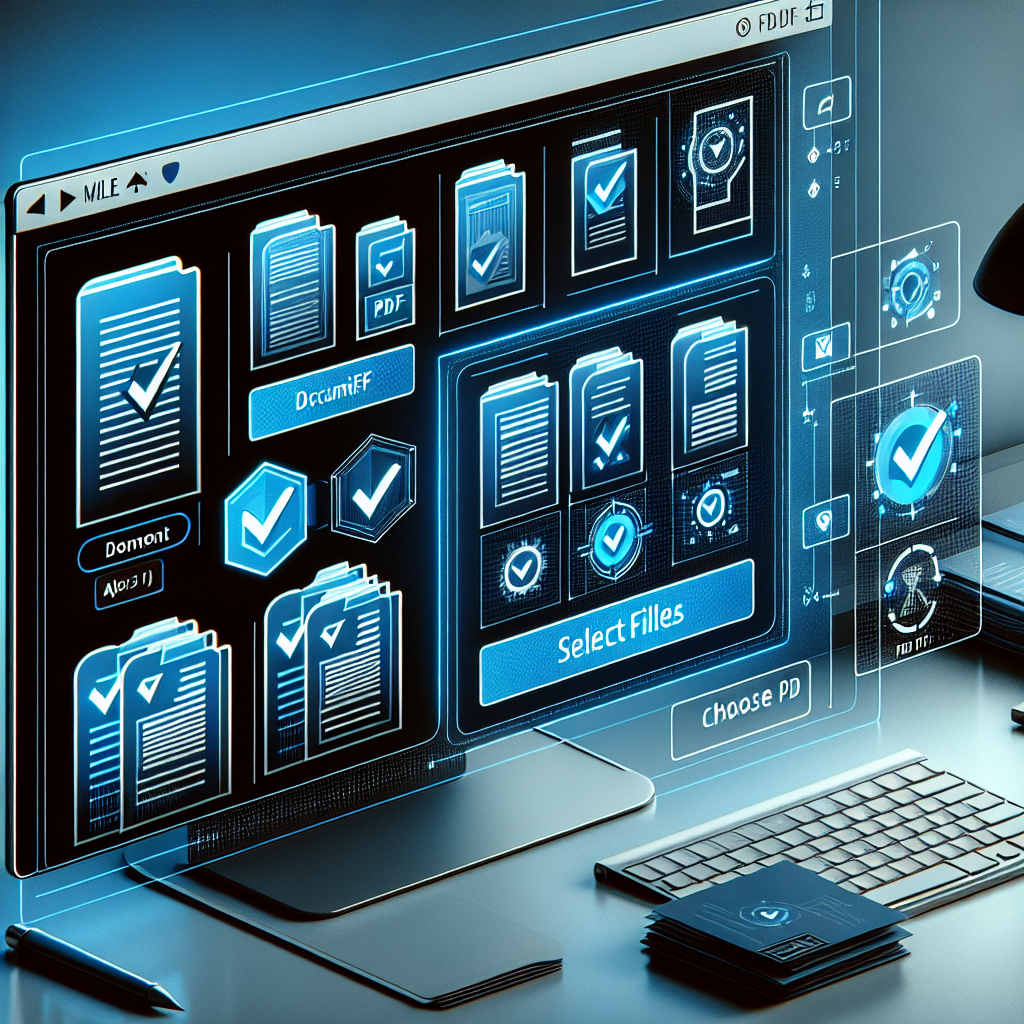 Multiple PDF files selected in file browser