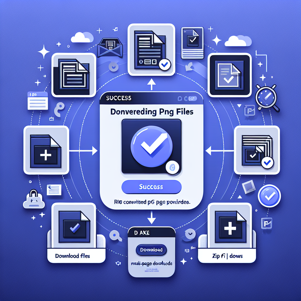 Download interface showing converted PNG files